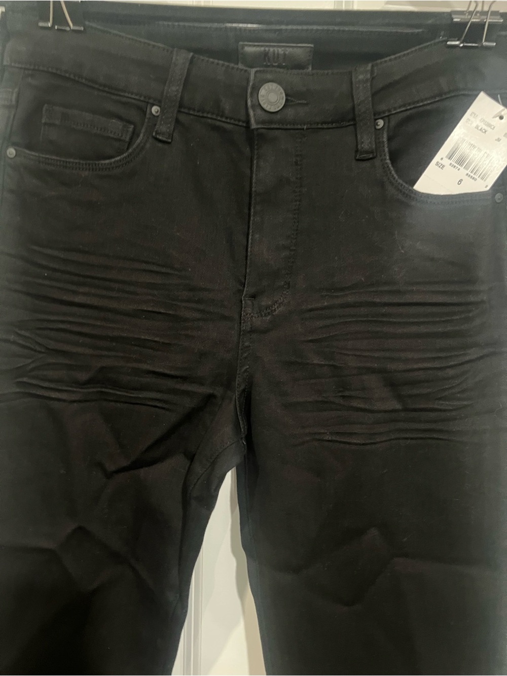 Kut from the Kloth Black Flare Jeans — Wide Leg - Picture 2 of 12